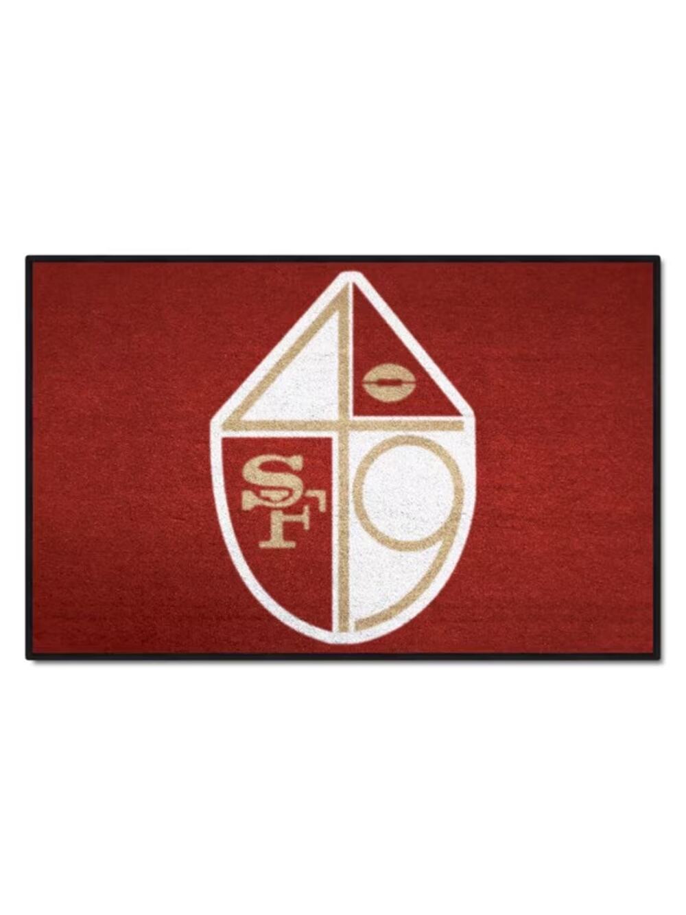 NFL 49ers Mat Retro Rugs 19" x 30" NFL 1970's New Carpet San Francisco